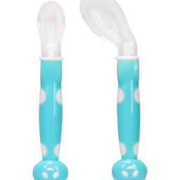 Adore ACE Flexi Silicone Feeding Spoon Set- Pack of 2- Blue-15