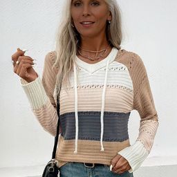 StyleCast Women Colourblocked V-Neck Pullover-picture-23