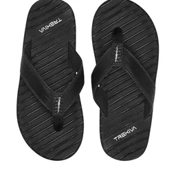 Trekiva Men Solid Black Casual Slippers-picture-7