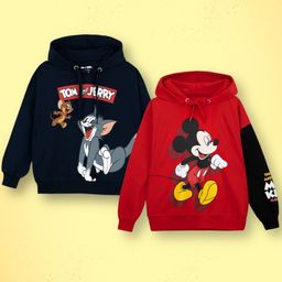 Nap Chief Unisex Kids Printed Hooded Sweatshirt-image-88