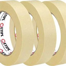 ETIPL Cream Colour Masking Tape 6mmx20mtr (Set of 3 Pcs)-42