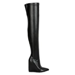 London Rag Women's Black Wedge Booties-image-33