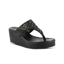 MEDIFEET Women Western Embellished Wedge Heels Sandals-image-65