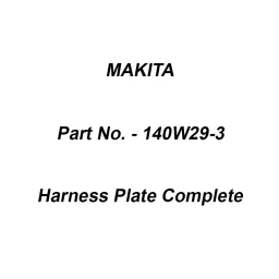Makita Harness Plate Complete Suitable For PDC1200, Part No 140W29-3-picture-32