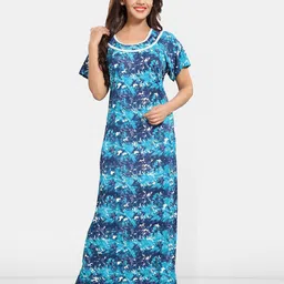 Be You Printed Maxi Nightdress-image-48