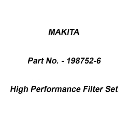 Makita High Performance Filter Set Suitable For DCL182, Part No 198752-6-picture-34