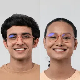 Enrico Eyewear Orange  Round Unisex Eye Frames - Computer Glasses-picture-20