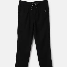 United Colors of Benetton Boys Black Textured Trousers-image-65
