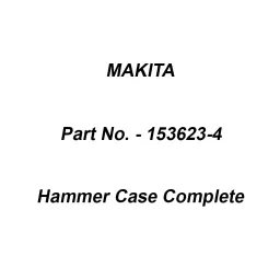 Makita Hammer Case Complete Suitable For TW0350, Part No 153623-4-3