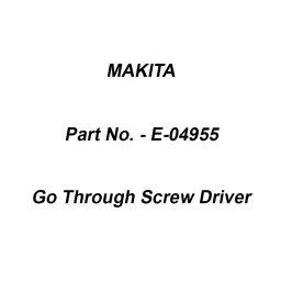 Makita Go Through Screw Driver Size SL8.0 (8.0x200), Part No E-04955-picture-12