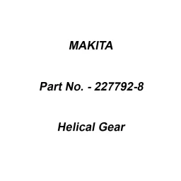 Makita Helical Gear Size 35 mm Suitable For MT860, Part No 227792-8-picture-11