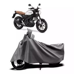 Auto Pearl Two Wheeler Cover with Bag for Yamaha XSR155, Silver-image-24