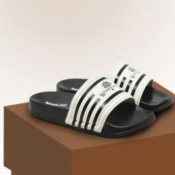 Woodland Men's White Slides-15