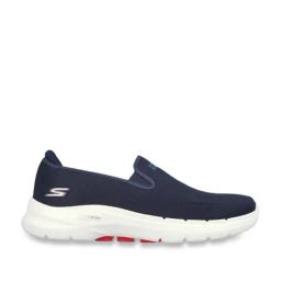 Skechers Men's GO WALK 6 - PROCTOR Navy Red Walking Shoes-image-31