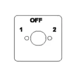 Kaycee Ac Rotary Cam Switch Two Way, With Off 60° 6 Amp 1 Pole, 1R16BO image 2