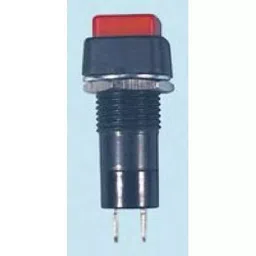 MULTICOMP PRO Standard Pushbutton Switches PB SWITCH, 3A, 250V AC, SPST-NO, RED, MP006846-8