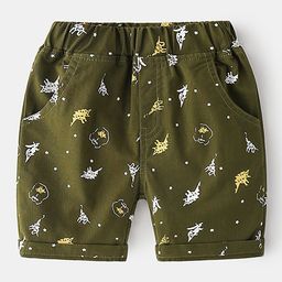 LULU & SKY Boys Floral Printed High-Rise Shorts-image-88