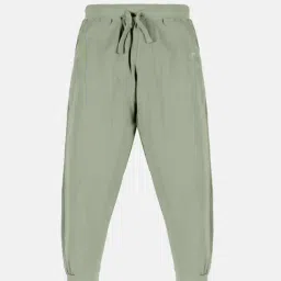 Kiddopanti Kids Sage Green Solid Trackpants-picture-22