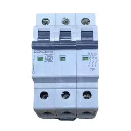 Cona Nssure MCB 6A Triple Pole 10 kA Breaking Capacity, 23406-32