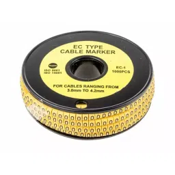 RS PRO Slide On Cable Markers Black on Yellow 3-4.2 mm, 8120809-image-94