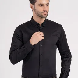 Red Tape Men Slim Fit Solid Button-Down Collar Formal Shirt-picture-14