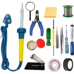 Fadman Soldering Iron Kit Combo Pack Of 14 60 W Simple (Flat Tip)-44