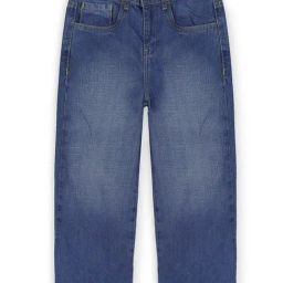 Kiddopanti Kids Dark Blue Solid Jeans-image-33
