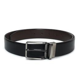 Crusset Black Formal Belt for Men-8