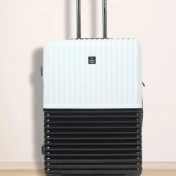 Nasher Miles Istanbul Hard-Sided ABS and PC Check-in Black and White 75cm Trolley Bag-image-73