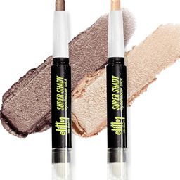 Elitty Set Of 2 Super Shady Shimmer Eyeshadow Stick - Champagne Golden, Smokey Brown-image-86