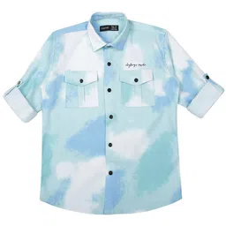 CAVIO Boys Comfort Spread Collar Dyed Cotton Casual Shirt-image-23