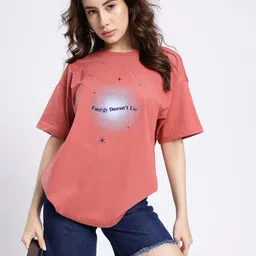 glitchez Cool Vibe Printed Oversized T-shirt-image-49