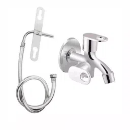 Fastgear Bathroom Faucet Set Stainless Steel Chrome Finish Silver, FG2273-image-56