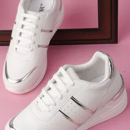 VENDOZ Women Lace Up High Heel Sneakers-picture-40