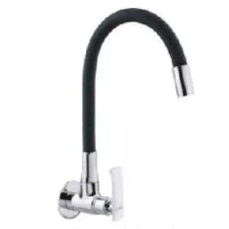 Plato Metalic Finish Joy Sink Cock With Silicon Gel Spout Size of 19.05 mm (3/4 Inch), J 009 C-0