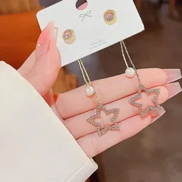 Arzonai Contemporary Drop Earrings-picture-37