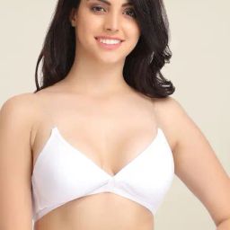 Clovia White Non Wired Bra-image-77