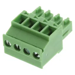 AMPHENOL ANYTEK TERMINAL BLOCK PLUGGABLE, 4 POSITION, 28-16AWG, 20020008-D041B01LF-17