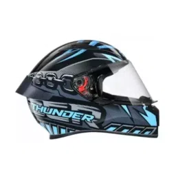Studds N1 Matt Black Xtra Large (600 mm) Full Face Helmet, Thunder D5 Decor-image-40