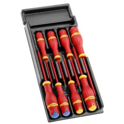 FACOM Prot Screwdriver Set Module Red, MOD.AT1VE (Set of 8 Pcs)-16