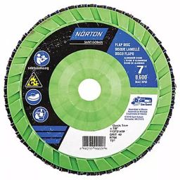 Norton 17.78 cm (7 Inch) P40 Grit Zirconia Alumina Flap Disc, 23Z536-image-86