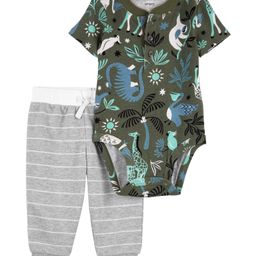 Carter's 2-Piece Animal Print Pants Set - Multicolour-image-53