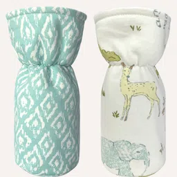 Abracadabra Bottle Cover Savanna Pack of 2 Fits Up to 300 ml Feeding Bottle - Green-picture-1