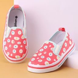 Cute Walk by Babyhug Printed Casual Slip On Shoes - Pink-image-77