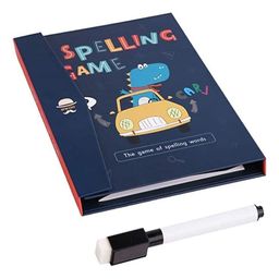 PLUSPOINT Travel Magnetic Word Spelling Book Game with Magnetic Pen - Blue-14