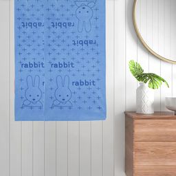 FABINALIV Set of 2 Blue Cartoon 300 GSM Cotton Kids Bath Towels (110X55 cm)-20