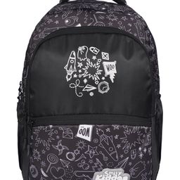 Smily Kiddos Coco Backpack Black - Height 12 Inches-image-1