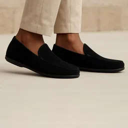 MICHEAL FERAAS Men Slip-On Lightweight Leather Penny Loafers-picture-41