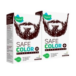Vegetal Set Of 2 Safe Color- 25 g Each - Dark Brown-10