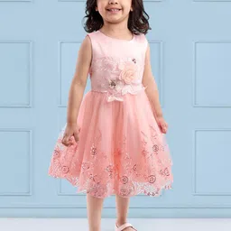 Mark and Mia Girls Embellished Corsage Fit and Flare Dress-image-16